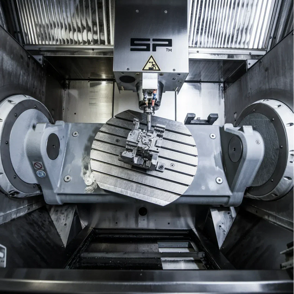 CNC machined high-grade aluminium