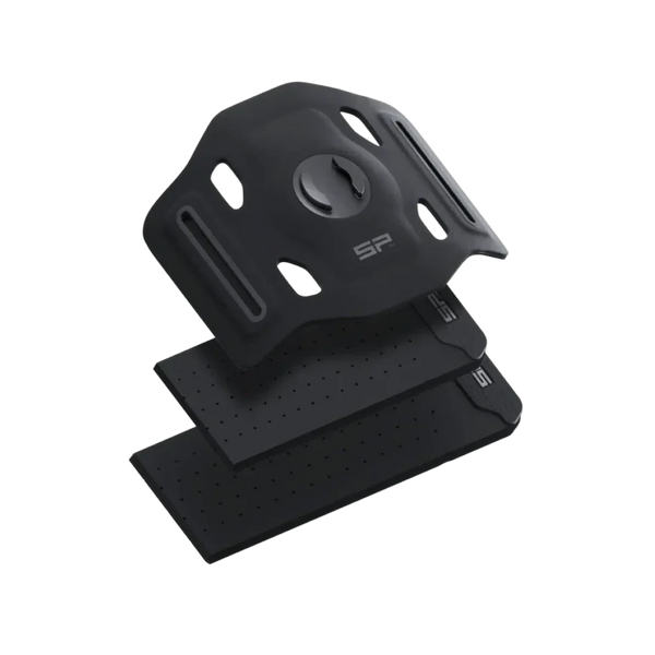 Anti-pinch strap attachment with anti-slip coating inside