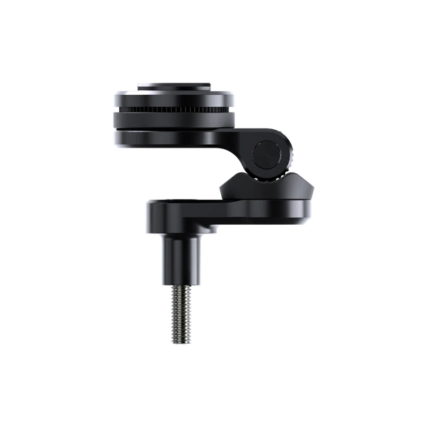 Smartphone mounting on clutch or brake clamp