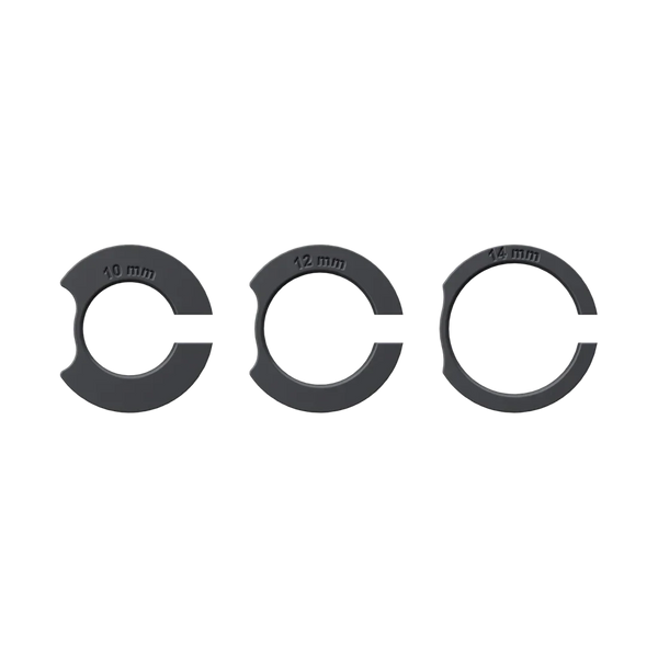 Set of 3 spacer sleeves